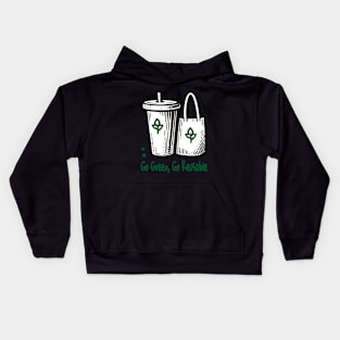 Go Green Go Reusable Lifestyle: Grow Green Kids Hoodie